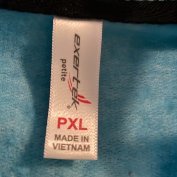 Exertek fleece zip up jacket. Petite XL. NWT - Picture 4 of 7